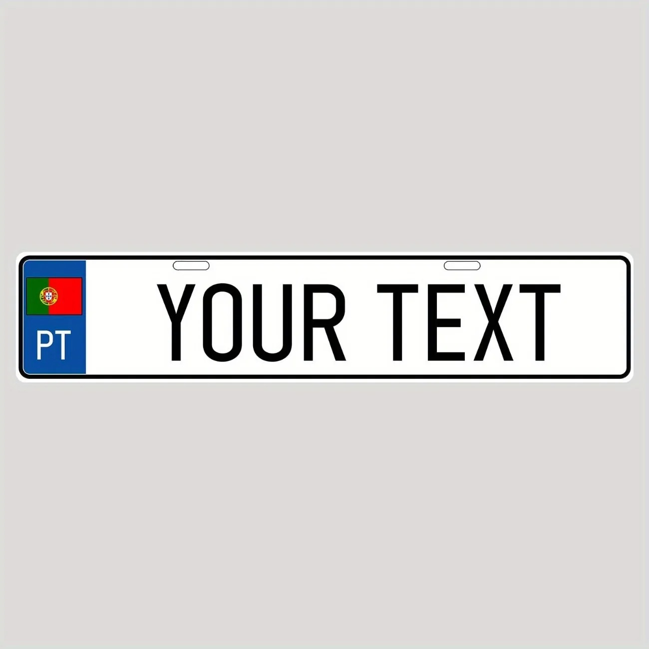 Car Accessories For Inside - Custom-Made Retro Aluminum License Plate 40x10cm