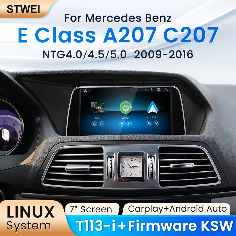 Car Accessories In India - STWEI 7inch Wireless CarPlay Andorid Auto