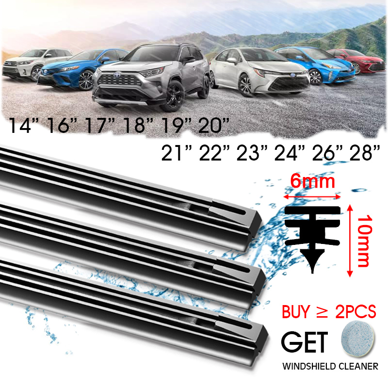 Car Accessories Tape - Car Windscreen Wiper Blade Insert Soft