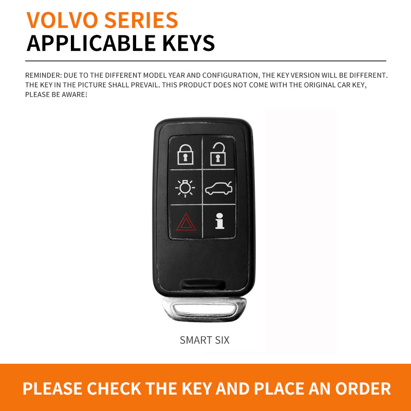 Zine Alloy Car Key Case Shell  - Volvo Car Accessories Xc90 review and price