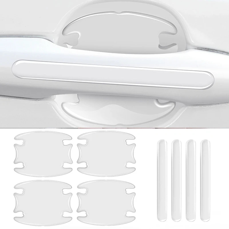 8Pcs Car Door Handle Anti-Scra - Car Accessories Tape review and price