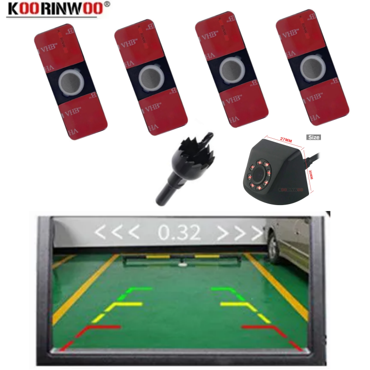 Cars Sensor Kit 16.5MM Parktro - Car Accessories In India review and price