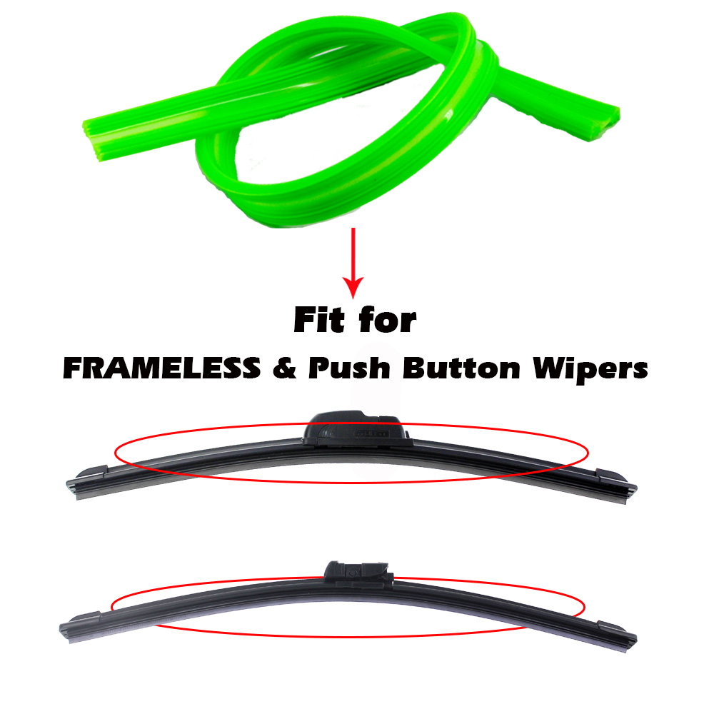 2 PCS Car Wiper Blades Silica  - Car Accessories Tape review and price
